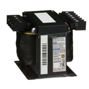 Schneider Electric Control Transformer; 250 VA; 208V/360V/416V/520V; 220V/380V/440V/550V; 230V/400V/460V/575V; 240V/416V/480V/600V Primary; 85V/104V/115V; 90V/110V/120V; 95V/115V/125V; 99V/120V/130V Secondary; Single-Phase; No Fusing